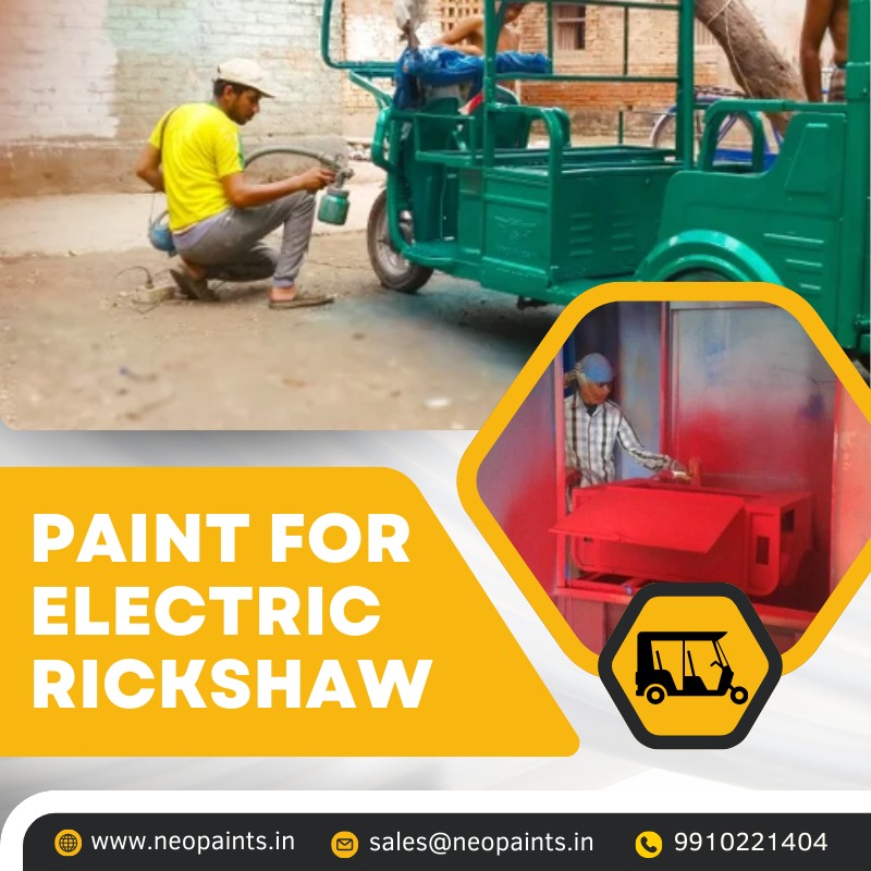 Paint for Electric Rickshaw in India