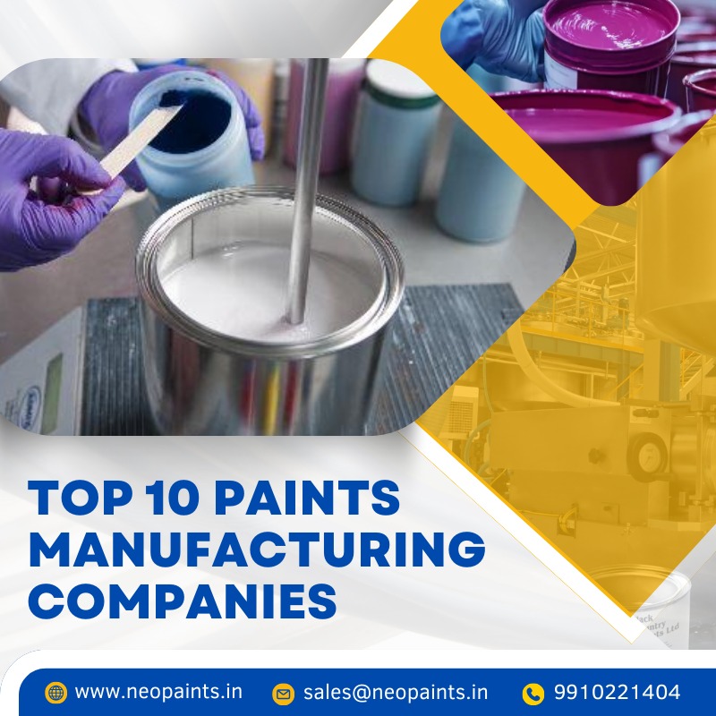 Top 10 industrial paints manufacturing companies